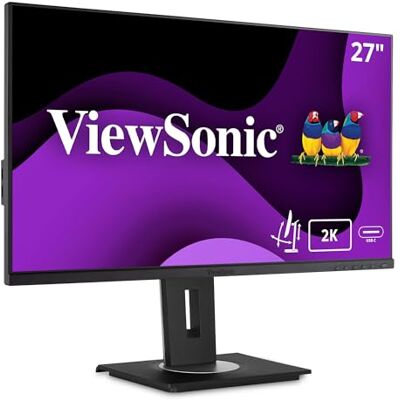 ViewSonic VG Series VG2755-2K monitor piatto per PC 68,6 cm (27") Compatibilità 3D Wide Quad HD LED Nero ViewSonic VG Series VG2755-2K monitor piatto per PC 68,6 cm (27") Compatibilità 3D Wide Quad HD LED Nero