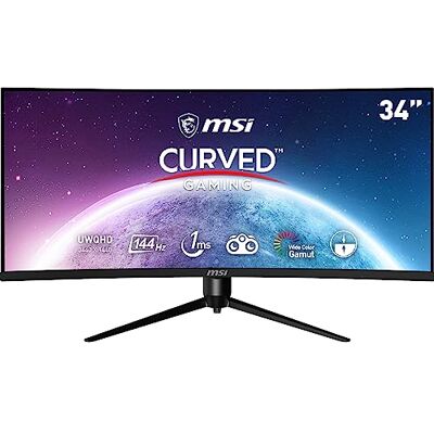 MSI Optix MAG342CQR Monitor Gaming Curvo 34" UWQHD (3440x1440), 144Hz, 1ms, Adaptive Sync, HDR Ready, Mystic Light, Stand regolabile in 4 direzioni DP 1.4, HDMI 2.0 MSI Optix MAG342CQR Monitor Gaming Curvo 34" UWQHD (3440x1440), 144Hz, 1ms, Adaptive Sync, HDR Ready, Mystic Light, Stand regolabile in 4 direzioni DP 1.4, HDMI 2.0