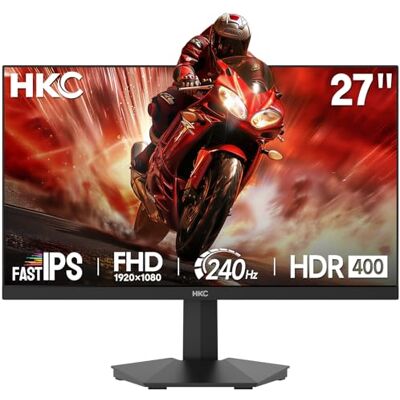 HKC Monitor Gaming 27 Pollici, Fast IPS FHD 240Hz, HDR400 HKC Monitor Gaming 27 Pollici, Fast IPS FHD 240Hz, HDR400