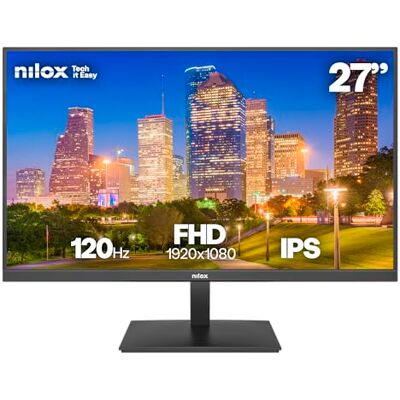 Monitor IPS Nilox 27 pollici - 120Hz Full HD HDMI DP Monitor IPS Nilox 27 pollici - 120Hz Full HD HDMI DP