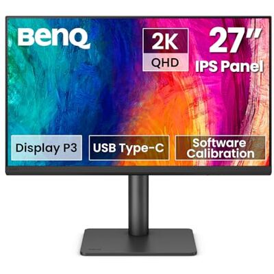 BenQ PD2706QN Monitor 27" 2K QHD (2560x1440) per progettisti, IPS, 95% P3, 100% sRGB/Rec.709, 90W USB-C, 100Hz, calibrazione software, Daisy Chain (MST), pannello nano opaco antiriflesso, regolabile BenQ PD2706QN Monitor 27" 2K QHD (2560x1440) per progettisti, IPS, 95% P3, 100% sRGB/Rec.709, 90W USB-C, 100Hz, calibrazione software, Daisy Chain (MST), pannello nano opaco antiriflesso, regolabile