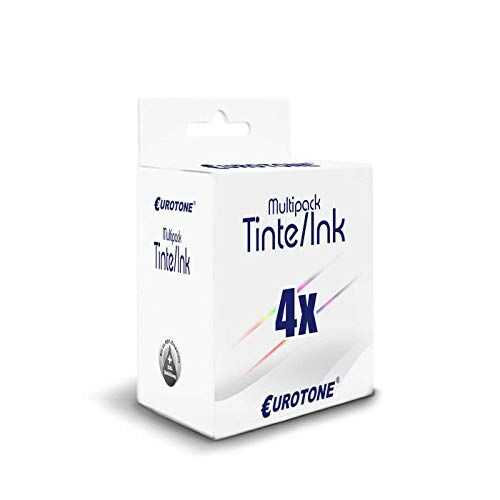 Eurotone 4x Müller Printware cartucce d'inchiostro per Epson WF 4630 4640 5110 5190 5620 5690 sostituisce T7901-04 79XL CMYK