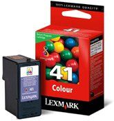 Lexmark # 41: Return Program Print cartridge – Cartuccia di inchiostro per stampanti, Ciano, Magenta, Giallo, 1 Cartridge, getto di inchiostro, 9,8 cm, 7 cm, 3,8 cm si