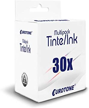 Eurotone 30x  Cartuccia per Epson WF 3010 3520 3530 3540 7015 7515 7525 sostituisce T1306 CMYK