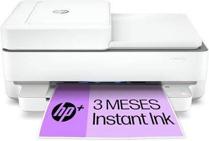 HP Envy 6420e 223R4B, Stampante Multifunzione a Getto d'Inchiostro A4 a Colori, Stampa Fronte e Retro Automatica, 10 ppm, Wi-Fi,  Smart, 3 Mesi di Inchiostro Instant Ink Inclusi con +, Bianca