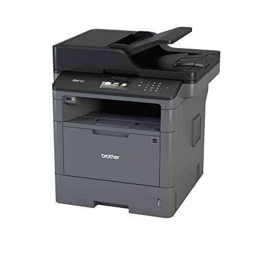 Brother MFCL5700DN Stampante Multifunzione Laser con Fax, Bianco e Nero, Velocità di Stampa 40 ppm, Rete Cablata (no Wi-Fi), Stampa Fronte/Retro Automatica, Display Touchscreen a Colori da 9.3 cm