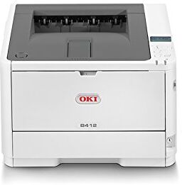 Oki B412dn Stampante con tecnologia LED, A4, monocromatica, fronte/retro, 33 pagine/minuto (Ricondizionato)