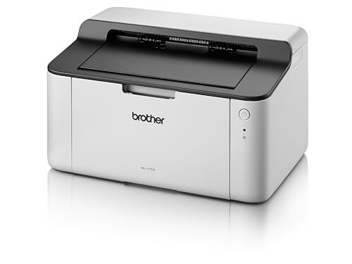 Brother HL-1110 Stampante Laser Bianco e Nero, Formati Stampa Supportati A4, Connessione USB 2.0 ad Alta Velocità