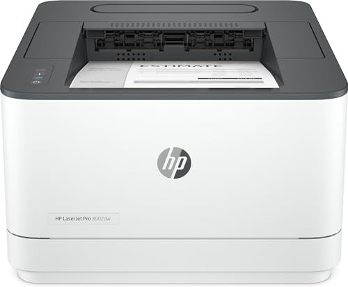 HP LaserJet Pro MFP 3002dw 3G652F, Stampante a Singola Funzione A4, Stampa Fronte/Retro Automatico in b/n, 33 ppm, USB, USB Host, WiFi, Ethernet,  Smart, Bianca