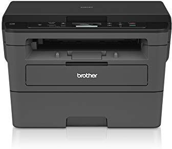 Brother DCPL2510D Stampante Multifunzione Laser 3 in 1 Bianco e Nero, 30 ppm, Stampa Fronte/Retro Automatica, Interfaccia USB (no WiFi), Display LCD da 2 Righe