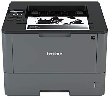 Brother HLL5200DW Stampante Laser Bianco e Nero, Velocità di Stampa 40 ppm, Stampa Fronte/Retro Automatica, Scheda di Rete Cablata e WiFi