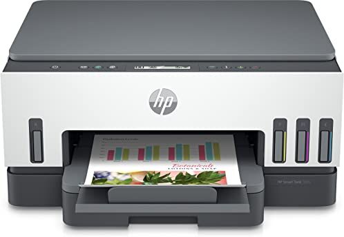 HP Smart Tank Plus 7005 AiO 28B54A, Stampante Multifunzione a Colori, Serbatoio d'Inchiostro ad Alto Volume di Stampa, Fino a 12000 Pagine (Nero) e 8000 Pagine (Colore), F/R Automatica, Wi-Fi , Bianca