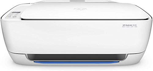 HP Deskjet 3636 Stampante Multifunzione (A4, WLAN Stampante, Scanner, Fotocopiatrice,  Instant Inchiostro, Apple Airprint, Eprint, USB, 4800 x 1200 Dpi) Bianco/Blu (Revisione Generale) bianco