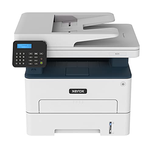 Xerox B225 Monocromatico Multifunzione Laser A4, Bianco Blu