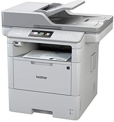 Brother DCPL6600DW Stampante Multifunzione Laser Monocromatica 3 in 1, Stampa Copia e Scansione Fronte/Retro Automatica, Scheda di Rete, Wifi e NFC, USB 2.0 Hi-Speed, Cassetto Carta da 520 Fogli