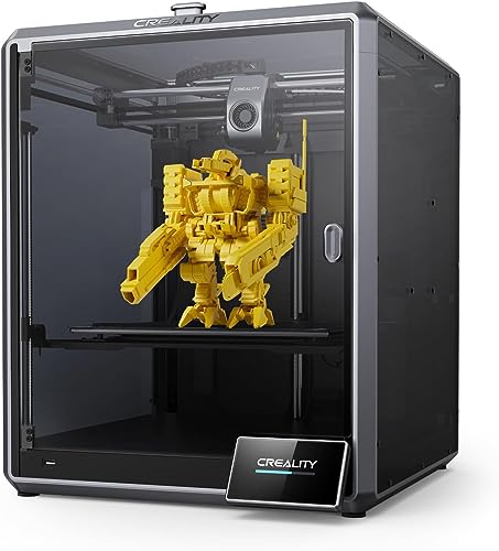 Creality K1 Max Stampante 3D, 300x300x300mm Grande Dimensione di Stampa, 3D Printer con Fotocamera AI LiDAR AI, Velocità di Stampa 600mm/s, Accelerazione di 20000 mm/s², Autotest con Un Solo Tocco