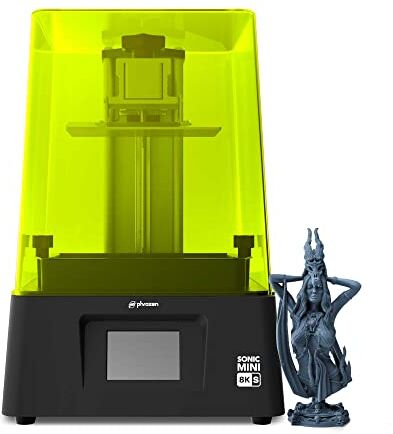 PHROZEN Sonic Mini 8K S Stampante 3D Resina   Schermo Mono-LCD 8K da 7,1 pollici   22nm alta precisione   Volume di Stampa di 165x72x170 mm   3D Printer per Principianti