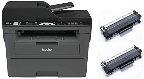 Brother MFCL2710DWM2 Stampante Multifunzione Laser Monocromatica 4 in 1, Bundle All in Box con Toner Originali Inclusi per un totale di 5.200 pagine, 30 ppm, Rete Cablata, Stampa Fronte-Retro, Wi-Fi