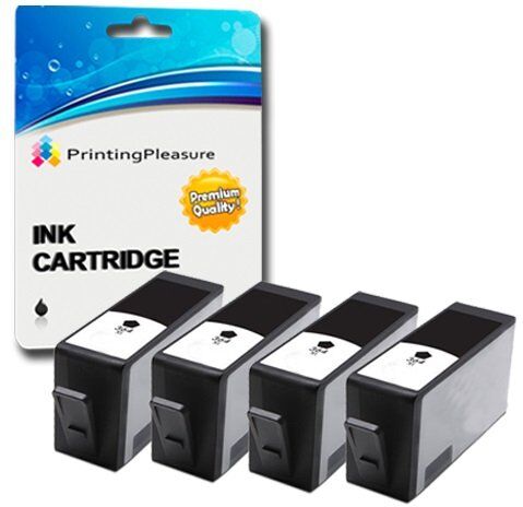 Printing Pleasure 4 NERO Cartucce d'inchiostro compatibili per HP Deskjet 3070A 3520 Officejet 4610 4620 Photosmart 5510 5515 5520 6510 6520 7510 7520 B110a B210a C310a   Sostituzione per HP 364XL