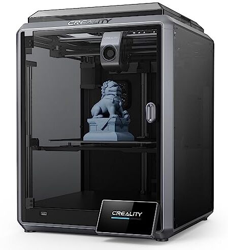 Creality K1 Stampante 3D, Velocità Massima di 600 mm/s, Accelerazione 20000 mm/s², Livellamento Automatico, Filamento per 3D Printer da 1,75 mm, Dimensioni di Stampa 220 x 220 x 250 mm