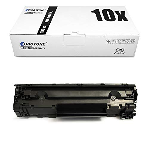 Eurotone 10x  Toner per Canon I-Sensys MF 4410 4430 4450 4550 4570 4580 4730 4750 4770 4780 4820 4870 4880 4890 dw d w dn n sostituisce 3500B002 728