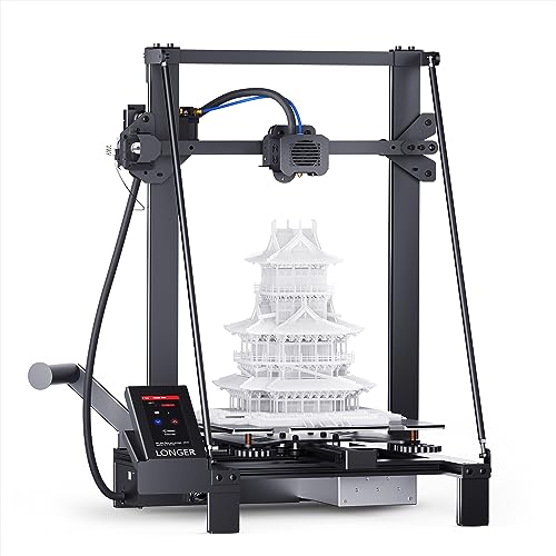 Longer Stampante 3D LK5 Pro, grandi dimensioni di stampa 30 x 30 x 40 cm, 3D Printer con touchscreen da 4,3 pollici, open source, kit a doppia ventola migliorato, precisione da 0,1 mm, scheda madre a