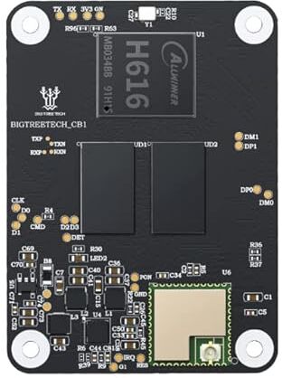 BIQU BIGTREETECH_CB1 V2.2,100M,DDR capacity 1GB RAM, 100M Ethernet + 100M WiFi, Support HDMI, Compatible Raspberry Pi 4, Pi4B Adapter V1.0, Manta M8P/ M4P 3D Printer Motherboard.