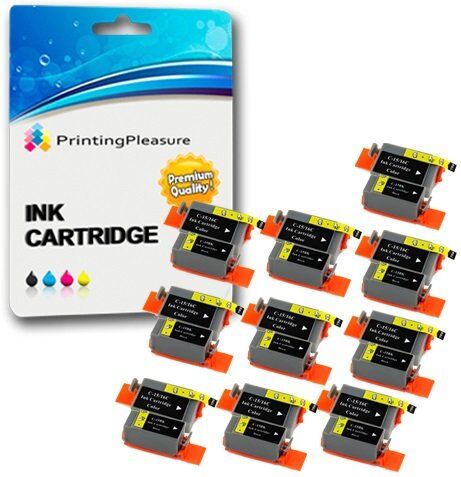 Printing Pleasure 20 Cartucce d'inchiostro compatibili per Canon Bubble Jet I70, I80, Pixma IP90, IP90V, MINI220, Selphy DS700, DS810   BCI-15BK, BCI-15/16C