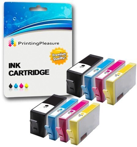 Printing Pleasure 8 Cartucce d'inchiostro compatibili per HP Deskjet 3070A 3520 Officejet 4610 4620 Photosmart 5510 5514 5515 5520 6510 6520 7515 B109a B110a B209a B210a   Sostituzione per HP