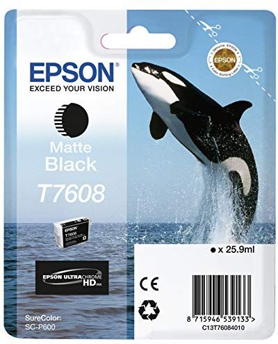 Epson Inchiostro Ultrachrome HD 1 x 25 9 ml, Nero Opaco