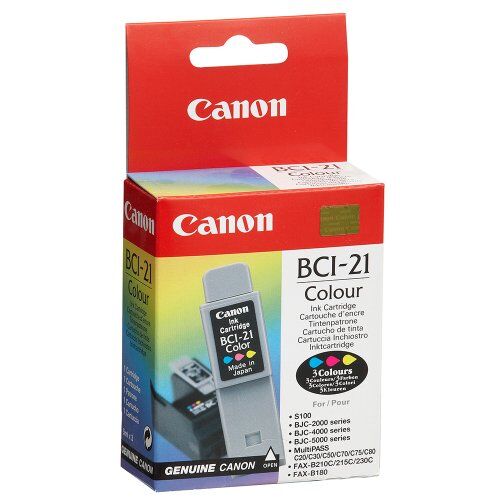 Canon Cartridge BCI-21 3-Color – Cartuccia di inchiostro per stampanti a getto d' inchiostro)