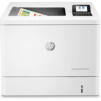 HP Color LaserJet Enterprise M554dn , Stampante a Singola Funzione A4, Stampa Fronte/Retro Automatica a colori, 33 ppm, USB, Gigabit Ethernet, Smart, Display Touch a colori da 6,9 cm, Bianca HP Color LaserJet Enterprise M554dn , Stampante a Singola Funzione A4, Stampa Fronte/Retro Automatica a colori, 33 ppm, USB, Gigabit Ethernet, Smart, Display Touch a colori da 6,9 cm, Bianca