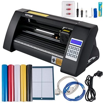 VEVOR Plotter da Taglio Vinile Semiautomatico con Luce Guida a LED, Modello KH-375A 375 mm Taglierina per Plotter Vinile Signmaster per Adesivi per Auto, Segnali Stradali, Palloncini, Caschi, ecc. VEVOR Plotter da Taglio Vinile Semiautomatico con Luce Guida a LED, Modello KH-375A 375 mm Taglierina per Plotter Vinile Signmaster per Adesivi per Auto, Segnali Stradali, Palloncini, Caschi, ecc.