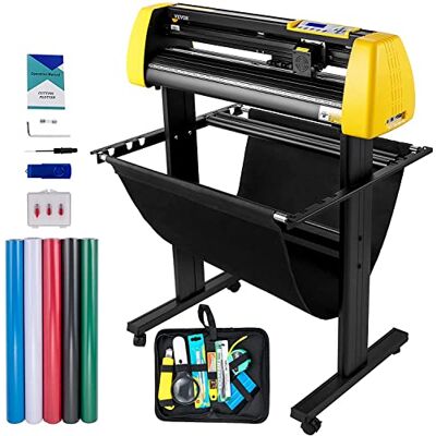 VEVOR Taglierina per Vinile, Plotter da Taglio con Alimentazione Carta Massima 870 mm Stampante per Schermo LCD per Taglio Automatico dei Contorni della Fotocamera con Forza Velocità Regolabili VEVOR Taglierina per Vinile, Plotter da Taglio con Alimentazione Carta Massima 870 mm Stampante per Schermo LCD per Taglio Automatico dei Contorni della Fotocamera con Forza Velocità Regolabili