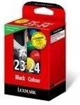 Lexmark Twin-Pack No.23/24 Black and Color Return Program Print Cartridges BLISTER cartuccia d'inchiostro Original Multipack