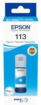 Epson inchiostro ciano 70ml 6000 lati EcoTank bottiglia 5800 pigmentato, normale