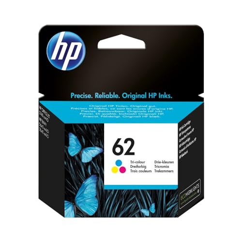 HP 62 colore (ciano, magenta, giallo) originale c2p06ae#301