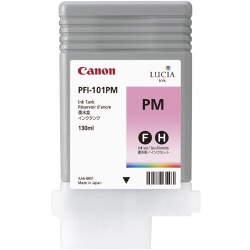 Canon ORIGINAL CARTUCHO INYECCION TINTA FOTO MAGENTA PFI-101PM 130ML IPF/5000/6000/5100/6100-0888B001 -
