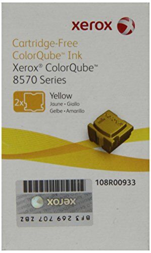 Xerox 108R00933 Colorqube 8570 8580 Confezione 2 Stick Solid Ink, Giallo