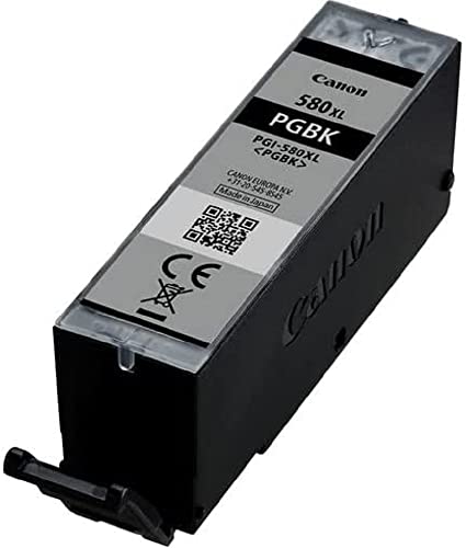 Canon PGI-580XL PGBK Cartuccia certificata  Formato XL Nero Pigmentato Imballaggio Cartone Riciclabile