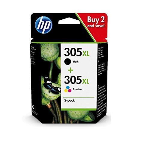 HP Multipack 6ZA94AE Cartucce Originali, ad Alta Capacità, per Stampanti a Getto di Inchiostro  DeskJet Serie 2700, 4100, ENVY Serie 6020, 6030, 6400 e 6430, Nero e Tricromia