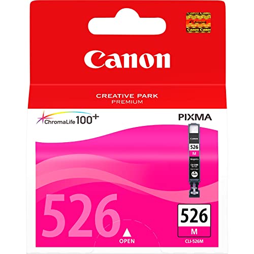 Canon CLI-526 M Cartuccia certificata  Formato Standard Magenta Imballaggio Cartone Riciclabile