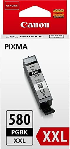 Canon PGI-580XXL PGBK Cartuccia certificata  Formato XXL Nero Pigmentato Imballaggio Cartone Riciclabile