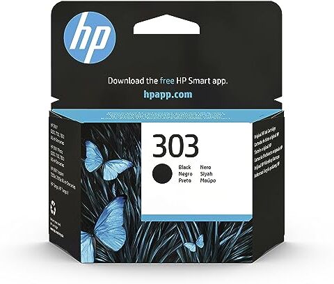 HP 303 Nero, , cartuccia originale , compatibile con stampanti  Tango e Tango X e  Envy 6220, 6230, 6232, 6234, 7130, 7134 e 7830