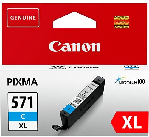 Canon CLI-571XL C Cartuccia certificata Formato XL Ciano Imballaggio Cartone Riciclabile