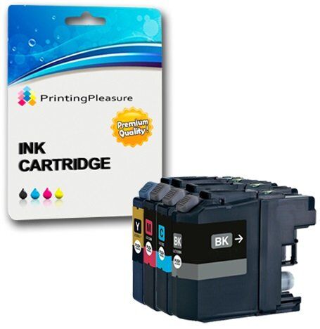 Printing Pleasure 4 XL Compatibili LC-12E Cartucce d'inchiostro per Brother MFC-J6925DW Nero/Ciano/Magenta/Giallo, Alta Capacità