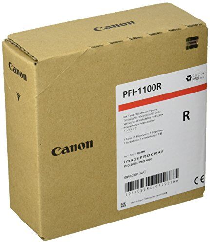 Canon PFI1100R adatto per IPF2000 Inchiostro rosso 0858C001 160ml