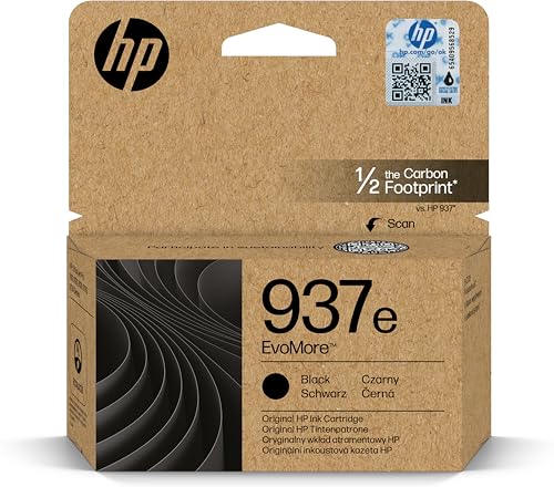 HP Cartuccia di inchiostro nero originale 937e EvoMore