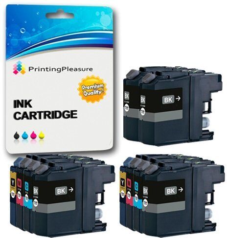 Printing Pleasure 10 Compatibili LC-127XL LC-125XL Cartucce d'inchiostro per Brother DCP-J152W DCP-J4110DW MFC-J470DW MFC-J650DW MFC-J870DW MFC-J4410DW J4510DW J6520DW J6920DW Nero/Ciano/Magenta/Giallo, Alta Capacità