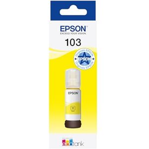 Epson EcoTank 103 Flacone d’Inchiostro Originale Giallo Alto Rendimento – Fino a 7.500 Pagine Compatibile Con Modelli L3110/11 / L3150 / L3151 / L3270 / L3280 / L3560 / L5190 / L5310 / L5590 Epson EcoTank 103 Flacone d’Inchiostro Originale Giallo Alto Rendimento – Fino a 7.500 Pagine Compatibile Con Modelli L3110/11 / L3150 / L3151 / L3270 / L3280 / L3560 / L5190 / L5310 / L5590